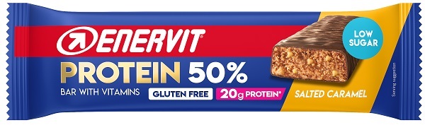 ENERVIT SPORT PROT BAR 50% SALTED CARAMEL  