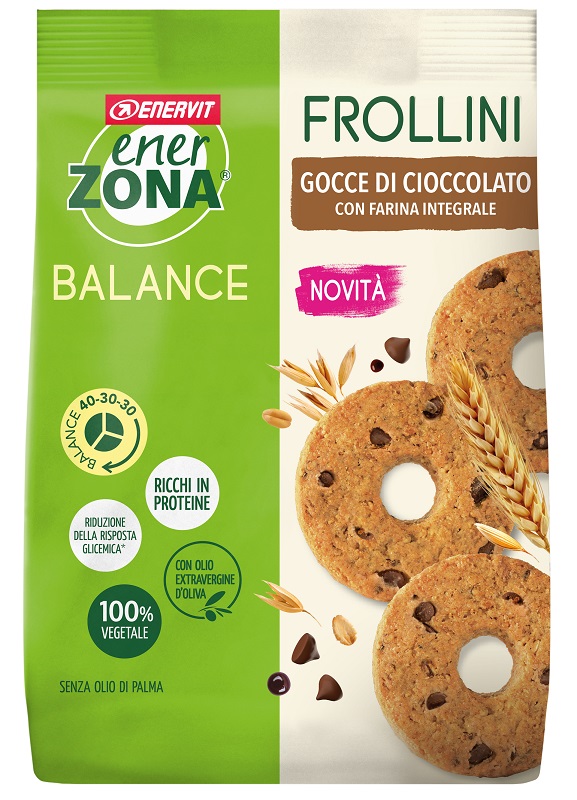 ENERZONA FROLL INTEGRALE CON GOCCE DI CIOCCOLATO  250G