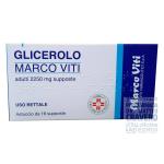 Glicerolo MV adulti 18 supposte 2250mg