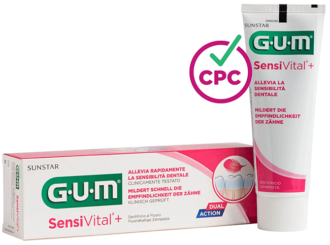 GUM SENSIVITAL+ DENTIFRICIO75ML