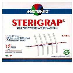 M-AID STERIGRAP cerotti 7,5X0,6 15 pezzi