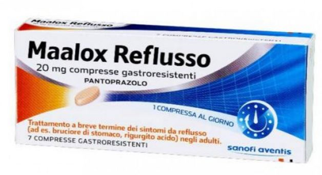 MAALOX REFLUSSO 7 COMPRESSE 20MG