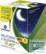 MELATONINA ACT 1MG + VALERIANA FORTE 60 COPRESSE