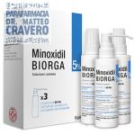 MINOXIDIL BIORGA 5% 3 FLACONCINI
