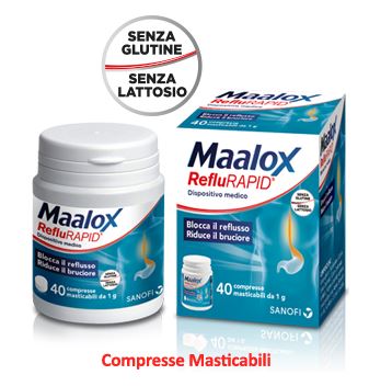 MAALOX REFLUSSO RAPID 40 COMPRESSE MASTICABILI