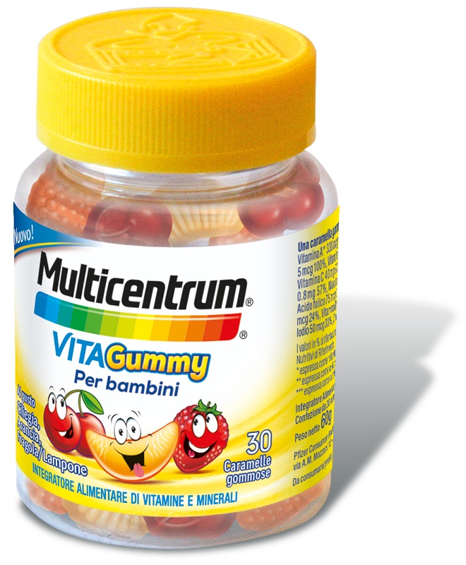 MULTICENTRUM VITAGUMMY 30 CARAMELLE