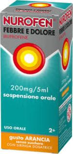 NUROFEN Febbre Dolore Bambini 200mg-5ml Arancia