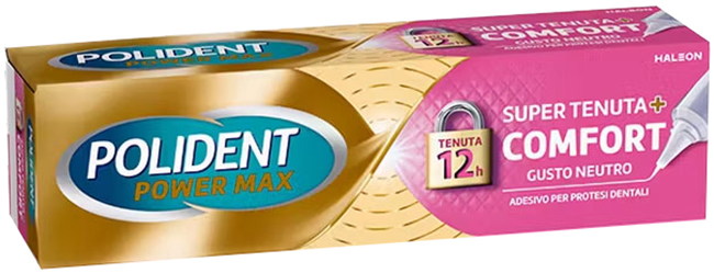 POLIDENT SUPER TENUTA+COMFORT GUSTO NEUTRO 40 GRAMMI