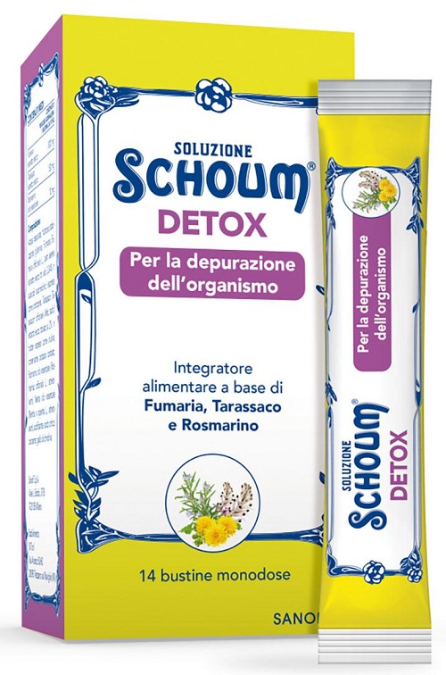 SOLUZIONE SCHOUM DETOX 14 BUSTINE