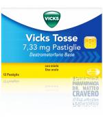 Vicks Tosse 12 pastiglie 7,33mg